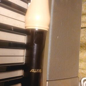 Aulos tenor recorder lightly  played